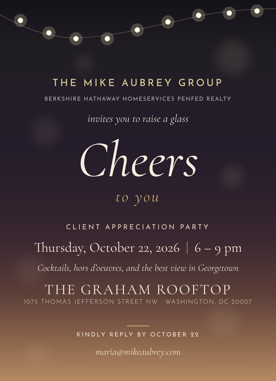 Client Party 2026 invitation